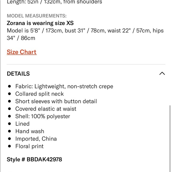 BB Dakota Floral Education Fall Midi Dress - Picture 6 of 6